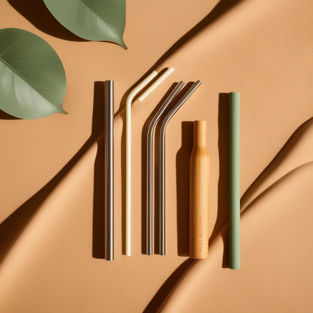 Pajitas reutilizables y accesorios para bebidas