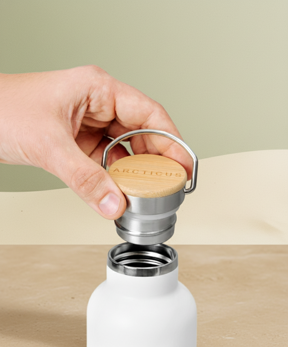 Botella térmica de acero inoxidable