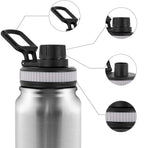 Stainless steel insulated water bottle