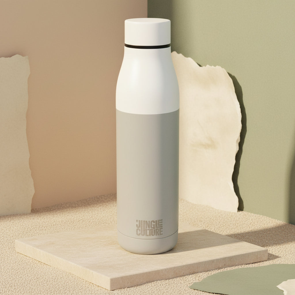 Botella reutilizable de acero inoxidable