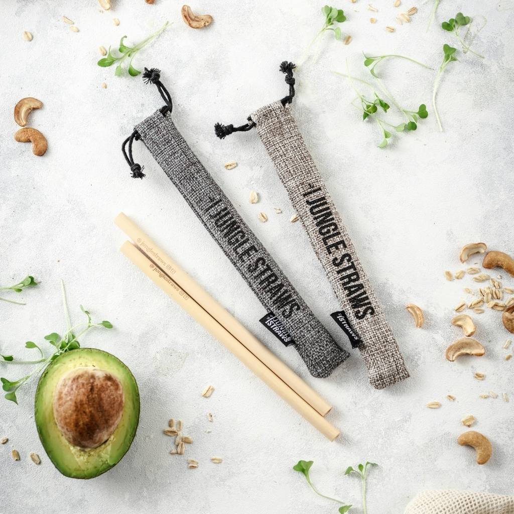 Bolsas para pajitas reutilizables