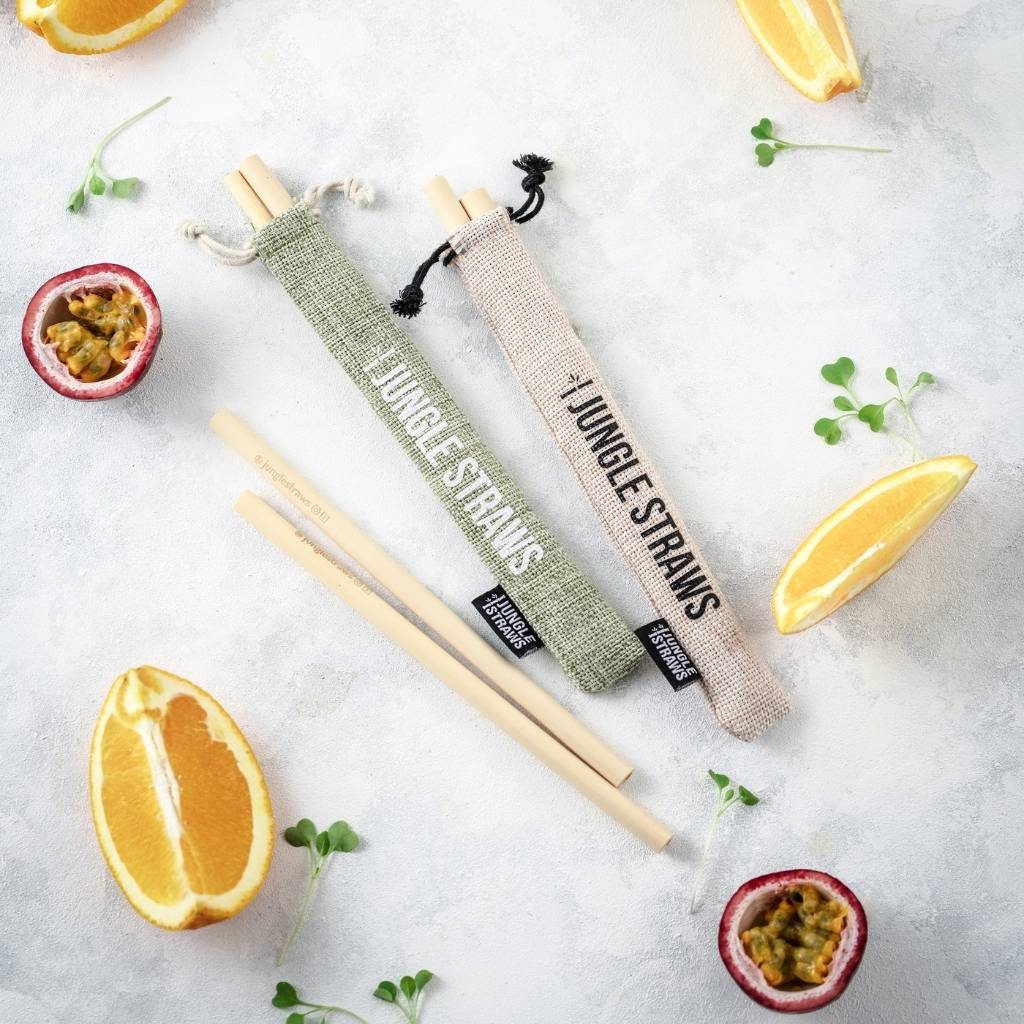 Bolsas de paja reutilizables