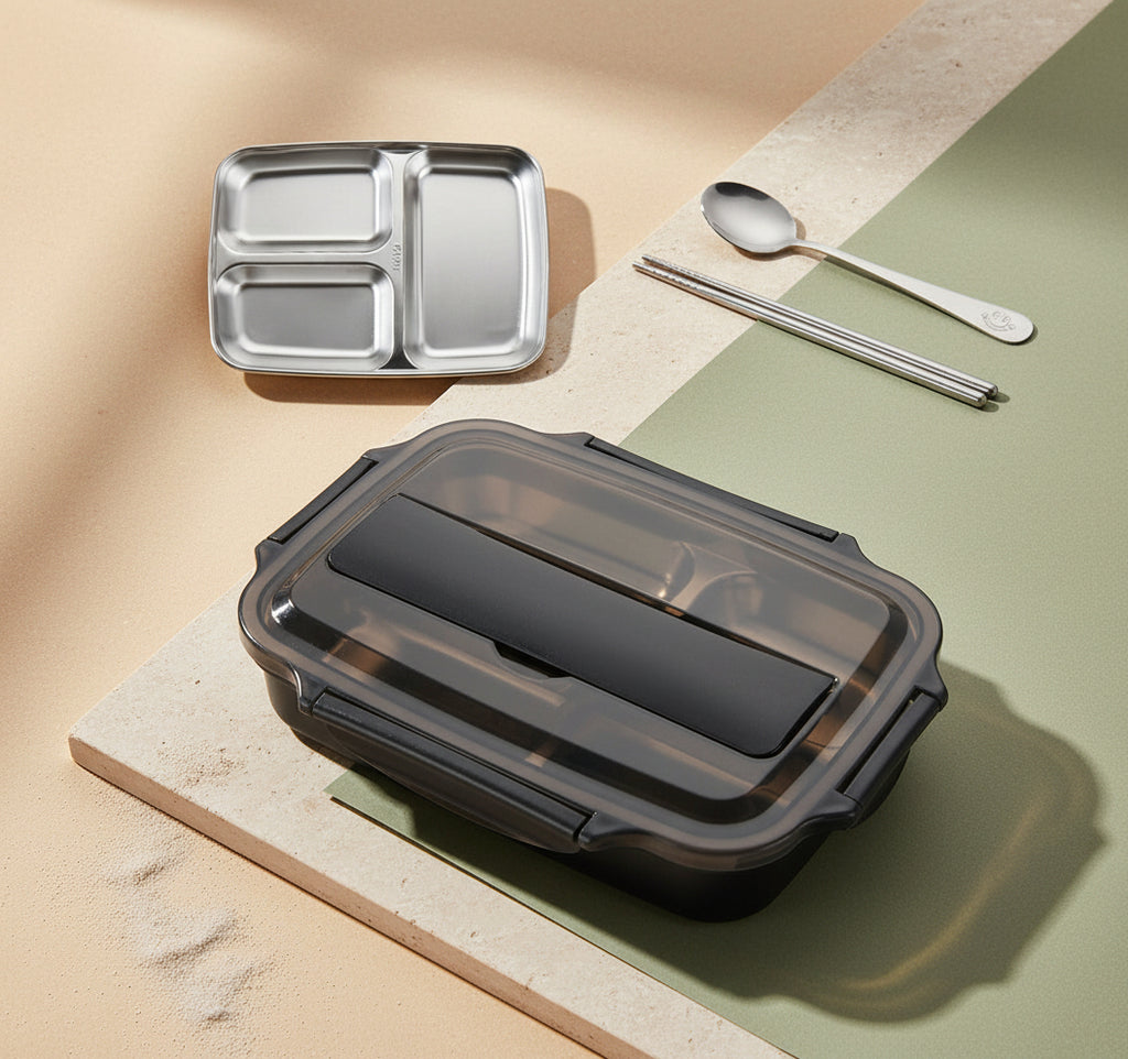 Fiambrera Bento con aislamiento dieléctrico