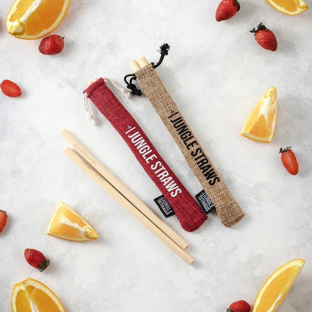 Bolsas de paja reutilizables